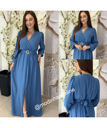 Vestido Julia Azul